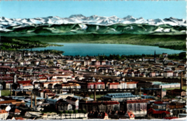 Panoramic View Zurich And The Alps Switzerland Postcard - £5.39 GBP