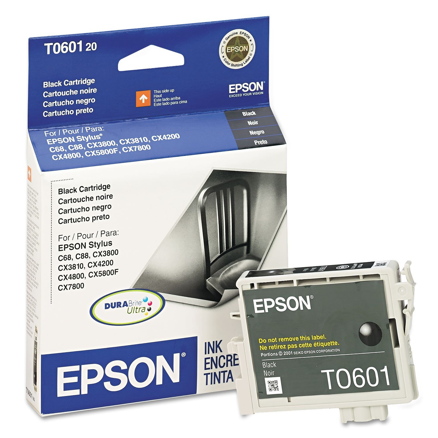 Epson T0601 Ink Cartridge, Epson T060120  			