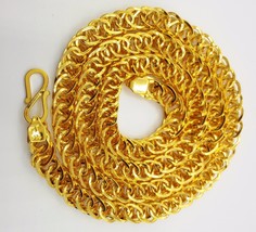 22K Gold 20&quot; Hollow Link Chain Necklace 19.950 Gm Wholesale Price Wedding Gift  - £3,292.06 GBP