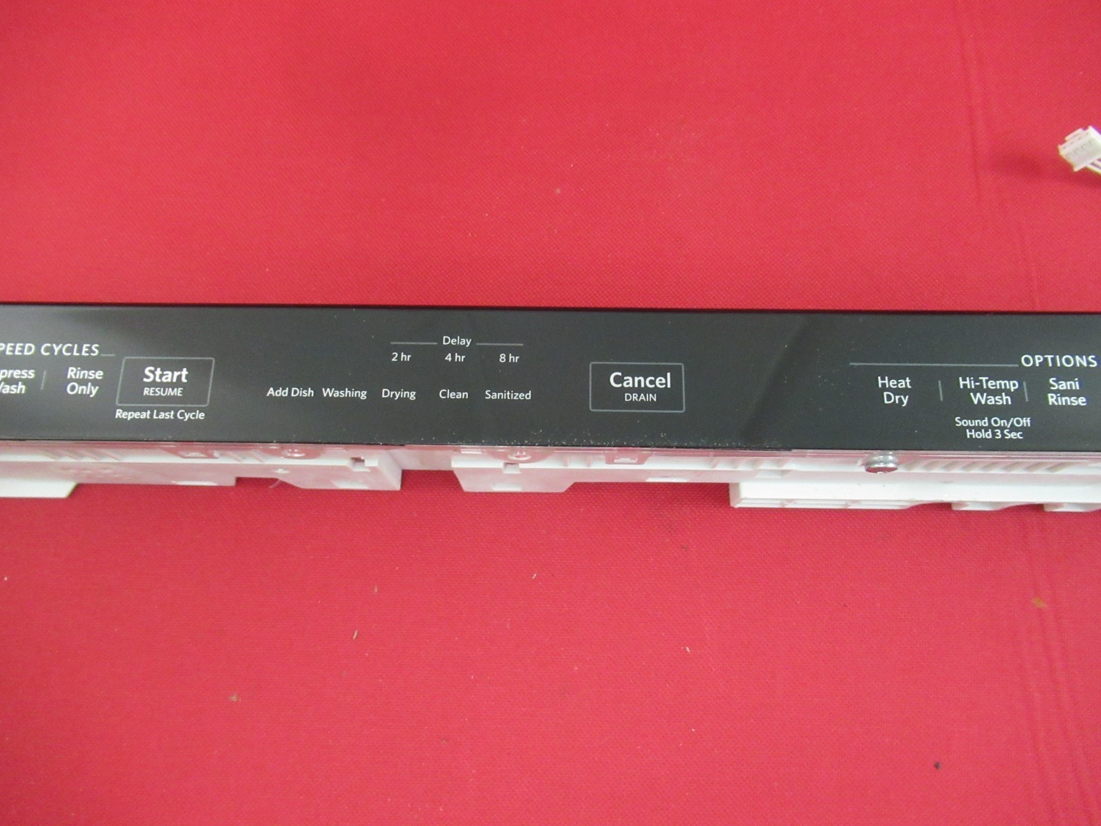 KitchenAid Dishwasher Control Panel Assembly  W10903576  W10686309 Item image 5