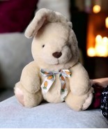 Vtg Cuddle Wit Floppy Ear Bunny Rabbit Stuffed Animal Plush Cream Easter... - £12.62 GBP
