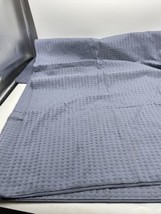 Sleep Number Pillow Shams Pair Blue Textured California King 100% Cotton... - £23.49 GBP