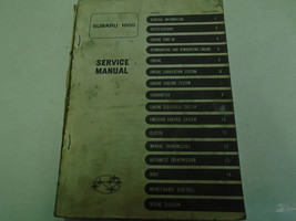 1977 Subaru 1600 Service Réparation Atelier Manuel Usine OEM Books Utilisé Abîmé - $27.99
