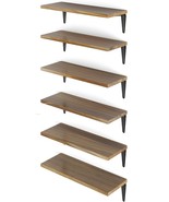 The Youhavespace Flota Floating Shelves, 17&quot; Book Shelves And Storage Sh... - $699.38 MXN