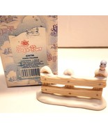 Precious Moments SUGAR TOWN Fence Figure 529796  Retired 1992 CHRISTMAS ... - $14.92 CAD