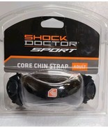 Shock Doctor Sport Core Chin Strap Adult Black New/Sealed - £11.04 GBP