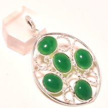 Green Onyx Handmade Black Friday Gift Pendant Jewelry 2.30" SA 5149 - £3.18 GBP