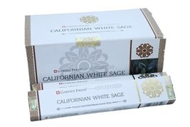 Garden Fresh California White Sage Incense Sticks Premium Export Quality 12pack - £24.57 GBP