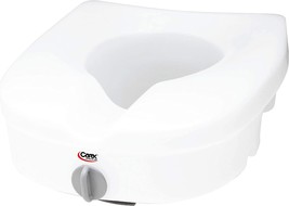 Elevated Toilet Seat And Toilet Riser By Carex, 5 Inch Height, Round Or - £38.34 GBP
