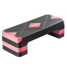VEVOR Aerobic Exercise Step Platform, 28-Inch Workout Aerobic Stepper, Red - $34.90