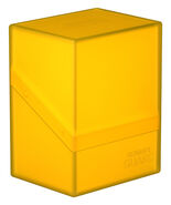 6 Ultimate Guard Amber 80+ Boulder Deck Boxes - $103.87