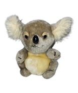 Vintage Dakin Plush Grey Koala Bear Ground Nutshells Stuffed Animal 1979 8&quot; - $16.27 CAD