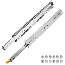 Heavy Duty Drawer Slides 2PCS Drawer Slides 24&quot; Locking Drawer Slides 250LBS... - £33.30 GBP