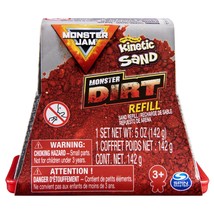 Monster Jam, Official Monster Dirt (Red) 5oz Refill Container - 1 Pack - £6.03 GBP