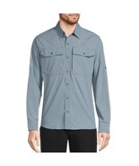 L.L.Bean Performance Stretch UPF 50 Long Sleeve Woven Shirt Pockets Size L - $893.00 MXN