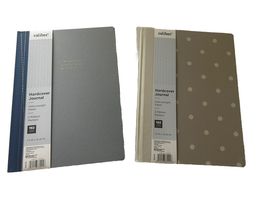Caliber Hard Cover Journals Lot Of 2  192 Lined Pages 7.5”x10.25” Ribbon... - $10.71