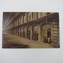 Postcard Columbus Ohio State Penitentiary Bankers Row Interior Antique U... - $9.99