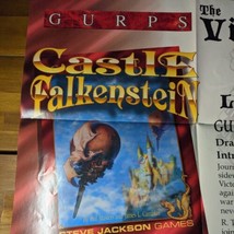 Steve Jackson Games GURPS Castle Falkenstein And Steampunk Poster 21&quot; X 33&quot; - £21.35 GBP
