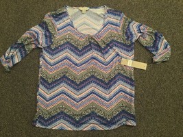 Laura Ashley Long Sleeve Petite Shirt, Size PM, NWT - $12.35