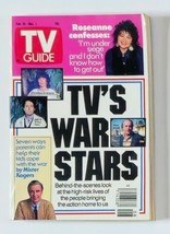 TV Guide Magazine February 23 1991 Roseanne Barr NY Metro Ed. No Label - £6.39 GBP