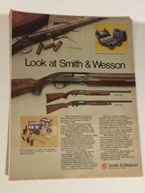 1974 Smith And Wesson Rifle Vintage Print Ad Advertisement pa14 - £5.53 GBP