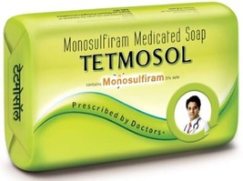 2x TETMOSOL Soap Monosulfiram Medicated skin infection Eczema Itch TFM 75% 100g - £10.60 GBP