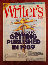 WRITERs DIGEST Magazine January 1989 Getting Published Ben Bova Jack Dann - £11.51 GBP