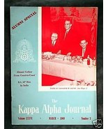 Kappa Alpha Journal Magazine March 1960 - £1.17 GBP