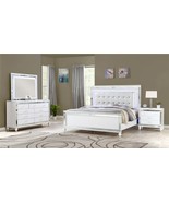 Queen 4PC LED Bedroom Set White - €2.043,88 EUR