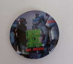 1991 Teenage Mutant Ninja Turtles The Movie In April&#39;s Apartment 2&quot; Pin ... - $3.87