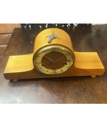 Schatz Sohne Mid-Century Mantle Clock -Germany - Works Great-Key Included - $149.34