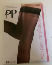 Pretty Polly 10 denier sheer gloss lase top Hold ups Style PNAF85 Many c... - $16.50