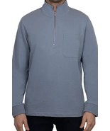 Slate and Stone Men’s Zip French Terry Sweatshirt Sweater Top, Blue, Lar... - $79.99
