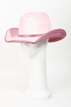 Sparkling Pave Rhinestones Trim Shiny Cowboy Hat Western Rodeos Accessory - £27.57 GBP