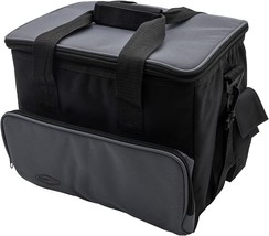 Roadpro Rp5370 12-Volt Soft Sided Cooler Bag - Portable Camping, Gray And Black. - £63.27 GBP