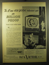 1950 RCA Victor Newport Model 6T53 Television Advertisement - £14.54 GBP