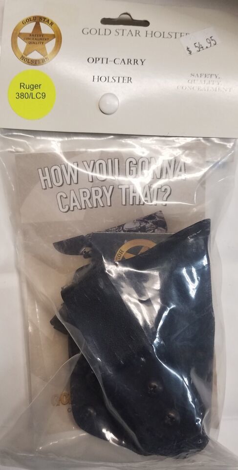 Gold Star Opti-Carry Left Handed Concealment Holster for Ruger 380/LC9 - $28.01