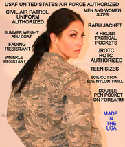 US AIR FORCE SUMMER RABU ABU RIPSTOP UTILITY COAT JACKET TIGER STRIPE US... - $26.09