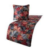 Spring Maple - Satin Red, Multi Decorative Bed Runner and Pillow Cover - £63.45 GBP+