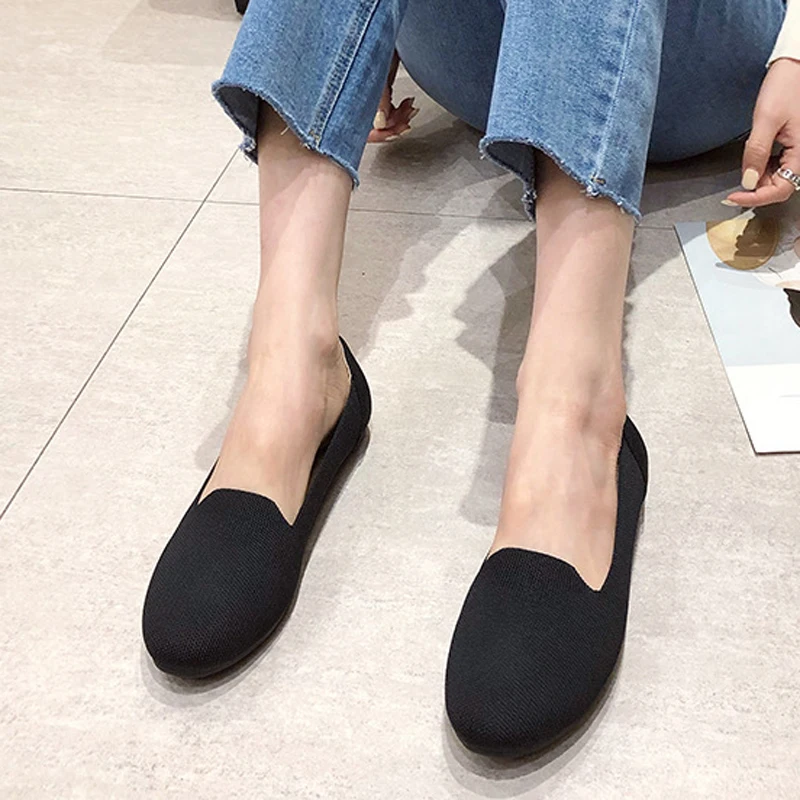 2024  Loafers Shallow Flats Women Casual Ballet Flats  Boat Shoes Soft Bottom Mo - $82.89