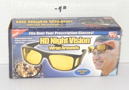 As Seen On TV HD Night Vision Wrap Arounds Sunglasses Black - $14.80