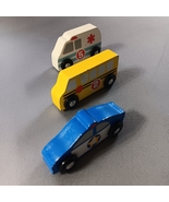 3 Wooden Toy Vehicles  - $275.55 MXN