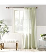 Archaeo Cotton Sheer Curtain 50x63 Moss Green 1 Panel - €14,22 EUR