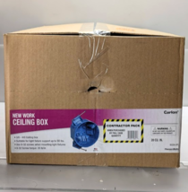 75-Pack Carlon 1-Gang 20 cu. in. New Work Electrical Ceiling Box w/Capti... - $112.90