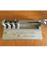 Wilson Jones Hummer #314 Vintage Heavy-Duty Industrial Metal 3-Hole Punc... - $32.60 CAD