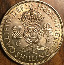 1939 Uk Gb Great Britain Silver Florin Two Shillings Coin - £9.76 GBP