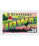 2002 34c Greetings from America, Iowa Scott 3575 Mint F/VF NH - $1.53