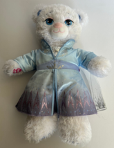 Build A Bear Disney Frozen 2 Elsa White Sparkly Plush Bear 16” w Dress BABW - £13.86 GBP