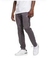 Adidas Mens Track Pants Gray Grey Tricot Pockets Moisture Wicking Elasti... - $65.99 CAD