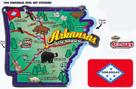 Arkansas State Map Die Cut Sticker - £3.74 GBP